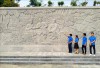 Bức phù điêu đá tại Khu di tích Nặm Lìn (xã Hoàng Tung, huyện Hòa An, tỉnh Cao Bằng) - Nơi thành lập chi bộ Đảng Cộng sản đầu tiên của tỉnh Cao Bằng.