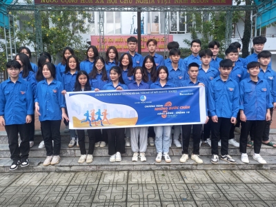 ĐVTN huyện Trùng Khánh tham gia hưởng ứng chương trình "Những bước chân vì cộng đồng - Chặng 10"