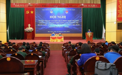 Lễ ký kết Quy chế phối hợp chỉ đạo hoạt động công tác thanh niên giữa Cục Chính trị Quân khu với Đoàn TNCS Hồ Chí Minh 6 tỉnh trên địa bàn.