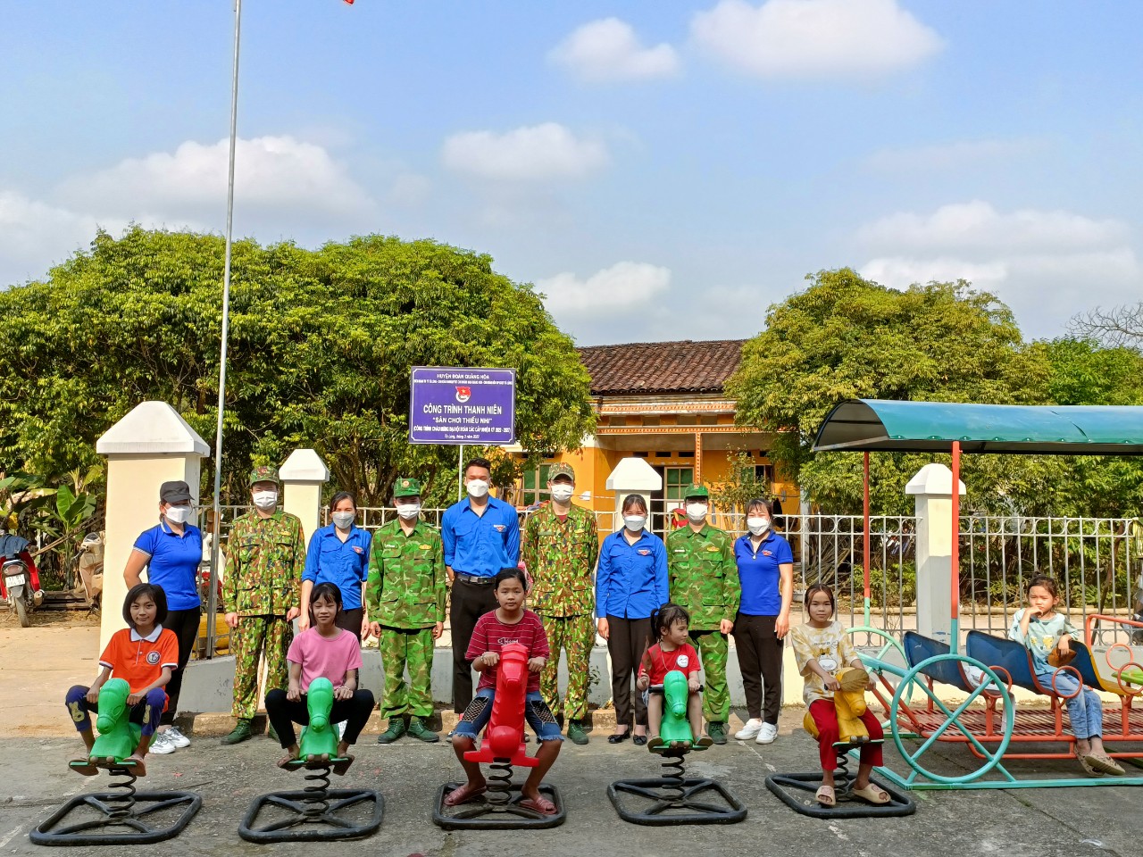Chi Đoàn Đồn BP Tà Lùng , huyện Quảng Hòa khánh thành công trình thanh niên