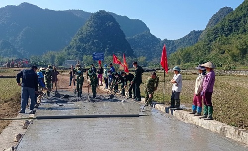 Đoàn viên thanh niên Bộ đội Biên phòng tỉnh phát huy vai trò xung kích vì cộng đồng khu vực biên giới.