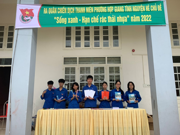 Đoàn Thanh niên phường Hợp Giang tổ chức ra quân chiến dịch Thanh niên phường Hợp Giang tình nguyện hè năm 2022