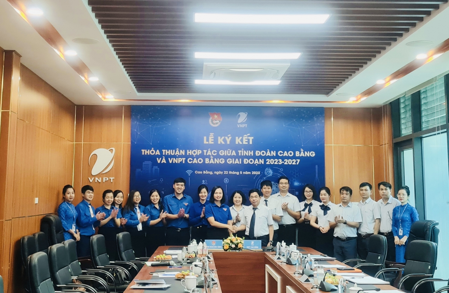 Tỉnh Đoàn Cao Bằng và VNPT Cao Bằng ký kết thỏa thuận hợp tác giai đoạn 2023 - 2027