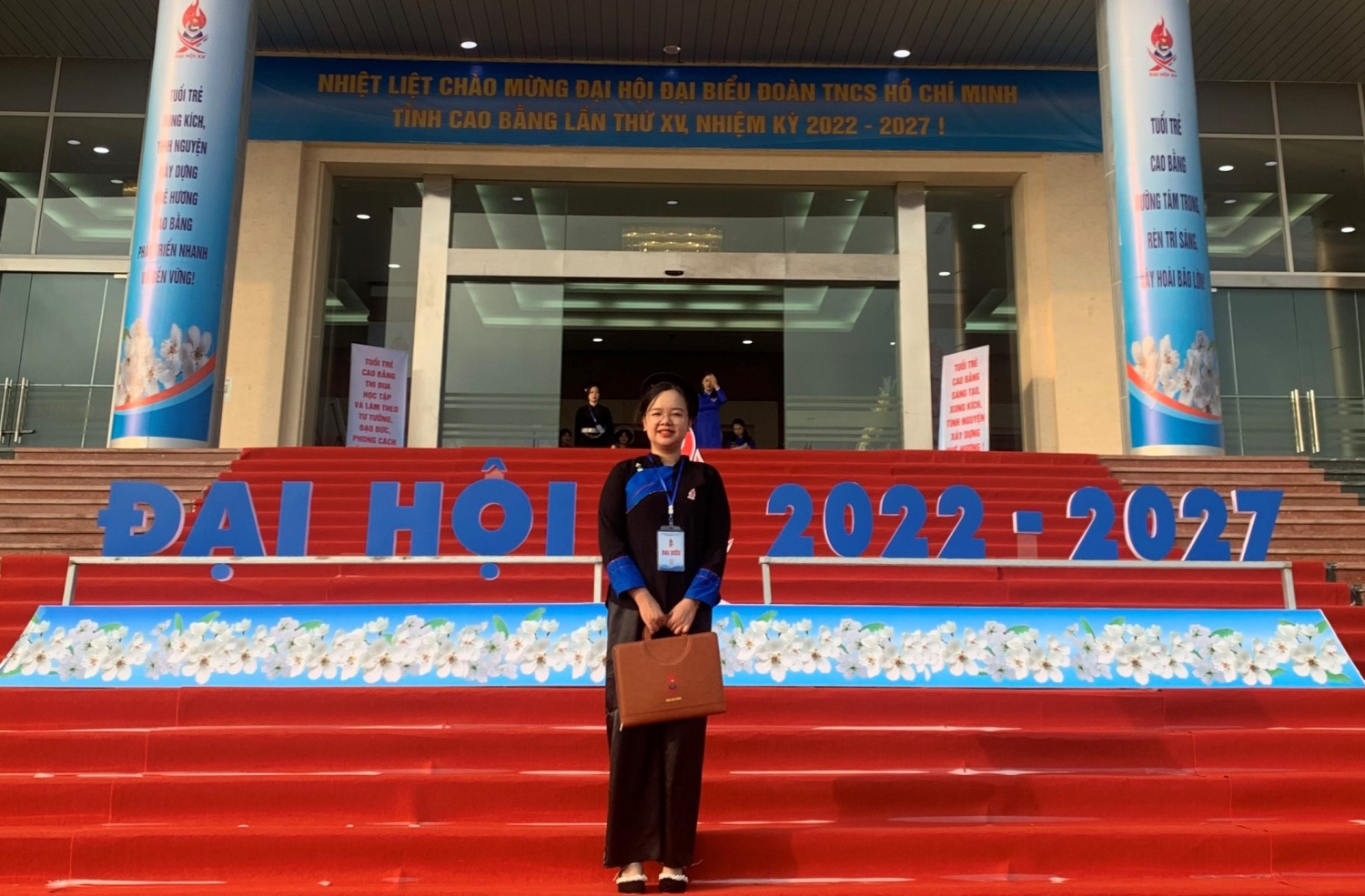 Diệu Linh là đại biểu tham gia Đại hội Đoàn TNCS Hồ Chí Minh tỉnh Cao Bằng lần thứ XV.