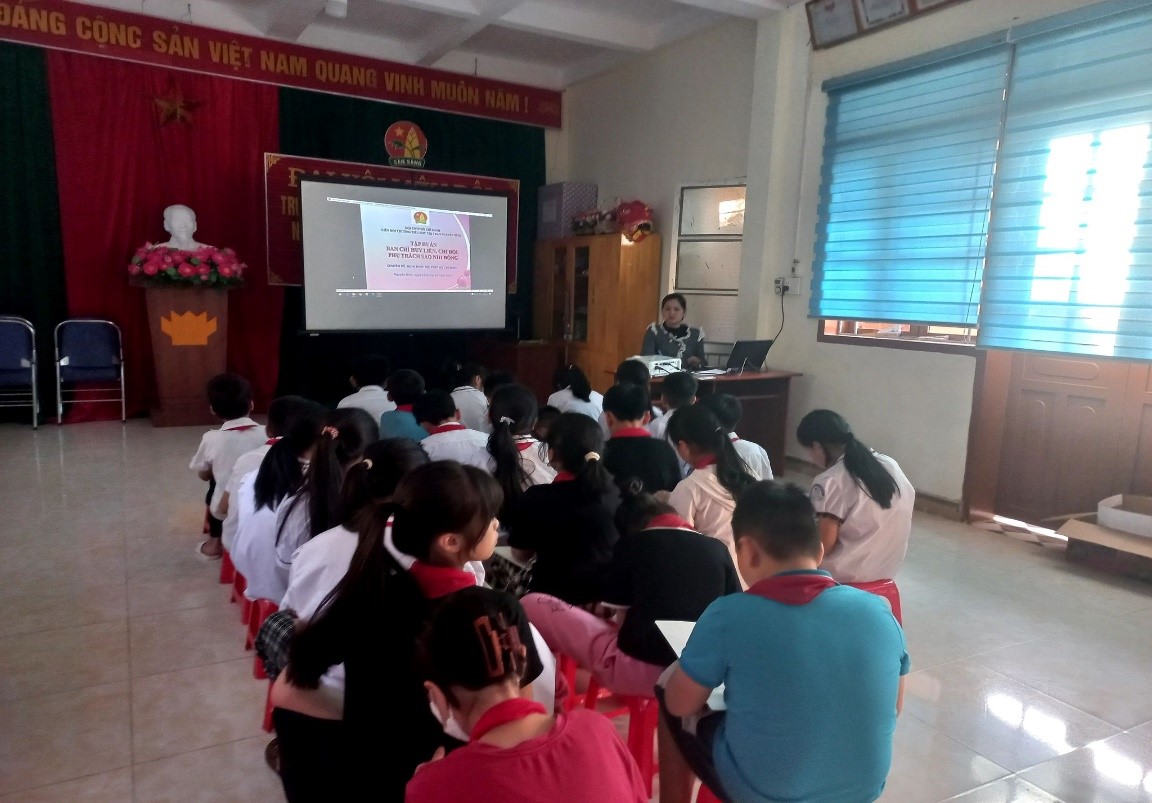 Học tập chuyên đề Nghi thức đội TNTP Hồ Chí Minh.