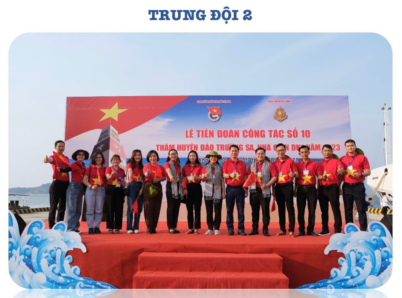 Đ/c Hoàng Hồng Diệu - Bí thư Tỉnh Đoàn, Chủ tịch Hội LHTN Việt Nam tỉnh Cao Bằng là thành viên Trung đội 2.
