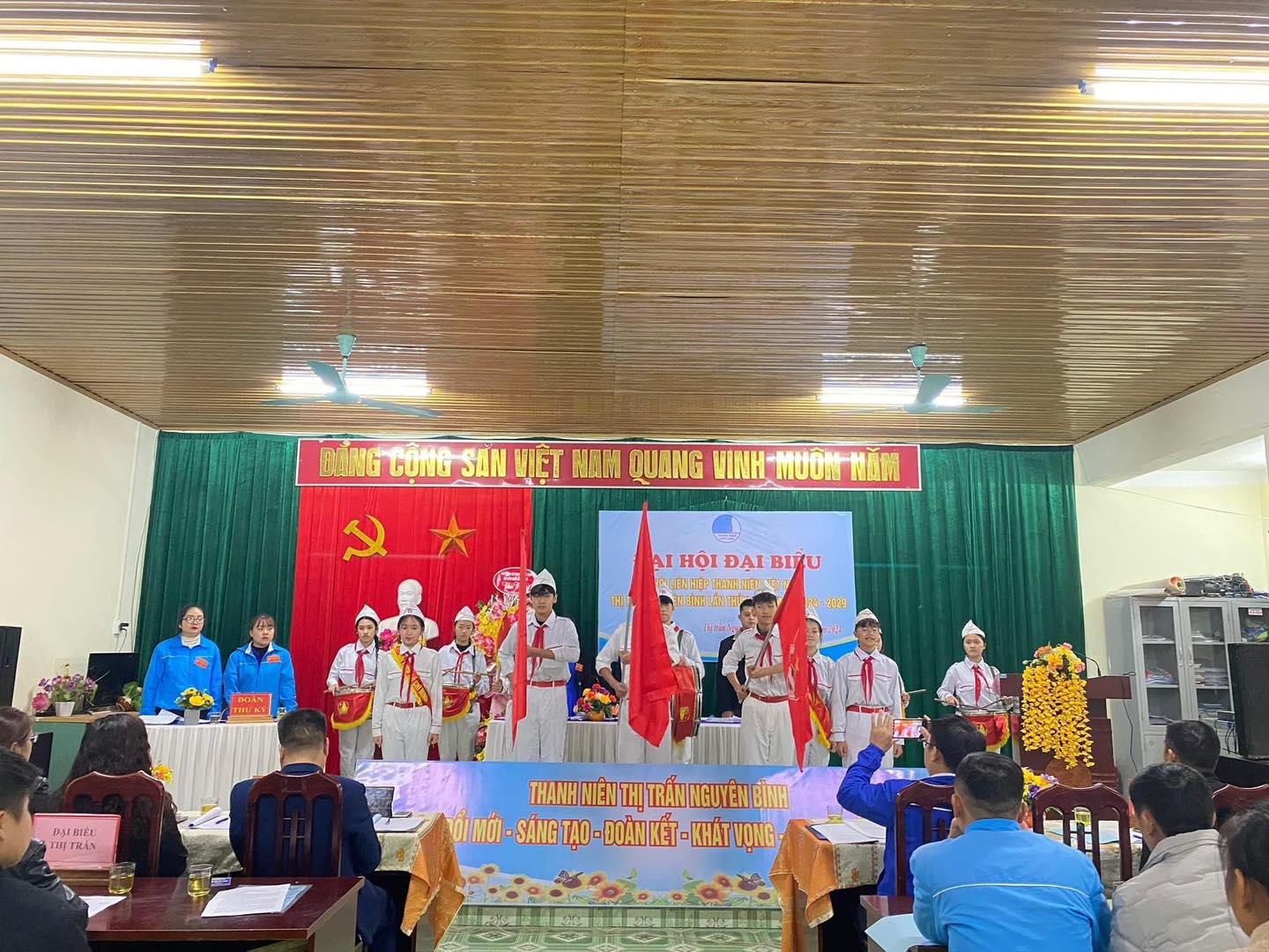 Đại hội đại biểu Hội LHTN Việt Nam thị trấn Nguyên Bình lần thứ V, nhiệm kỳ 2024- 2029.