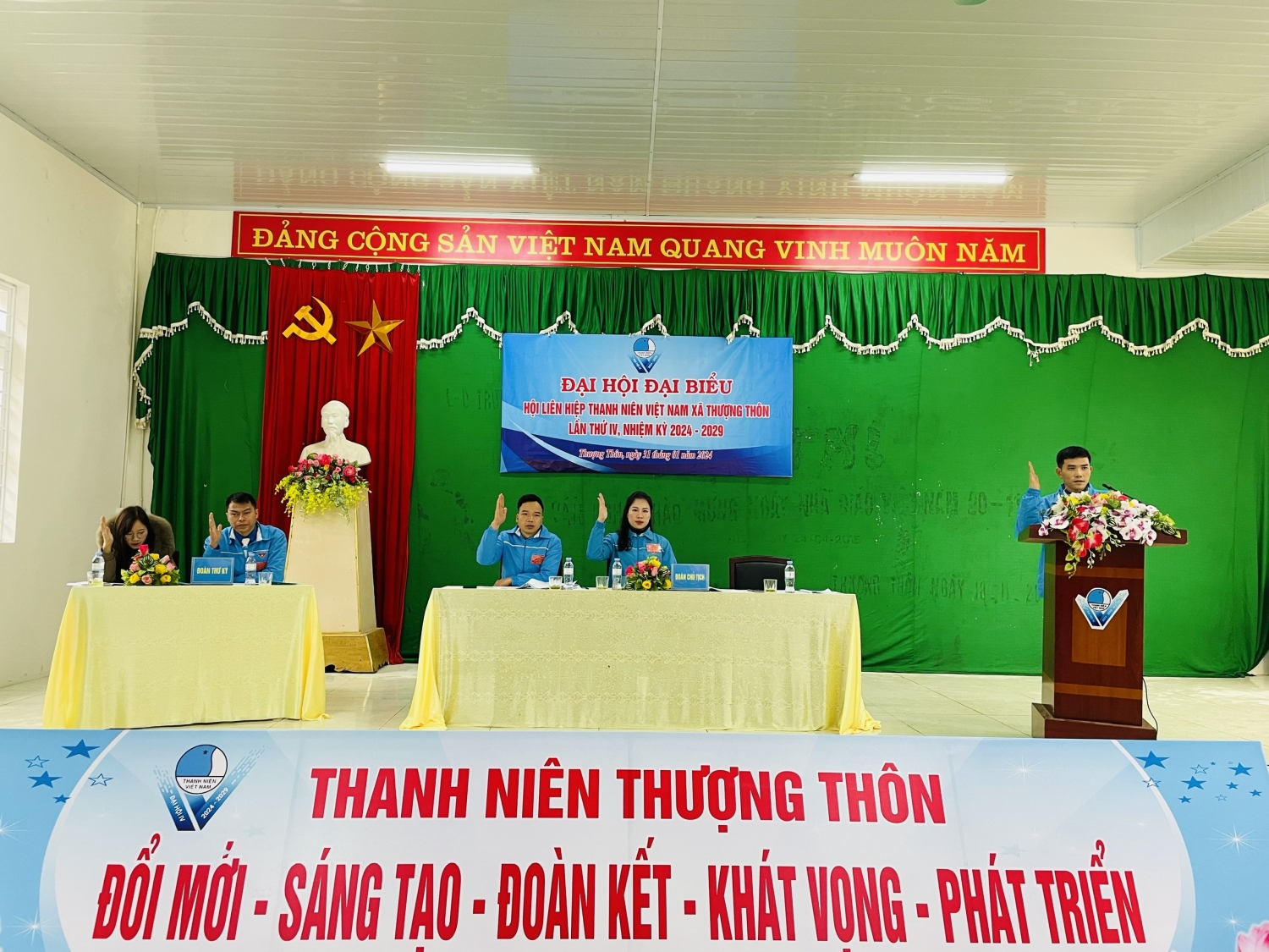 Đại hội Hội LHTN Việt Nam xã Thượng Thôn lần thứ IV, nhiệm kỳ 2024 – 2029.