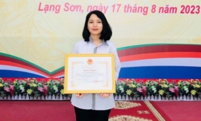 Nguyễn Thục Nguyên 2 lần đoạt giải kỳ thi học sinh giỏi quốc gia.