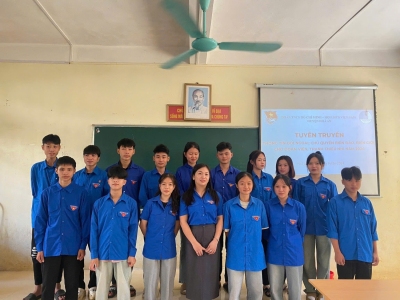 Huyện Đoàn Hòa An tổ chức sinh hoạt chuyên đề tuyên truyền về thông tin đối ngoại, chủ quyền biển đảo, biên giới cho đoàn viên, thanh thiếu nhi năm 2024