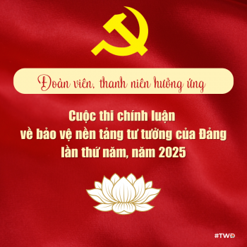 Đoàn viên, thanh niên hưởng ứng Cuộc thi chính luận về bảo vệ nền tảng tư tưởng của Đảng lần thứ Năm, năm 2025