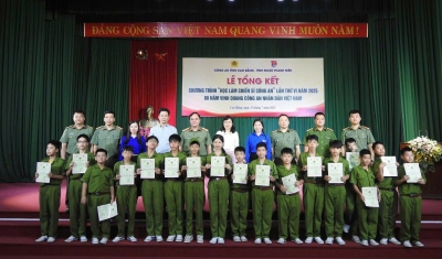 Chương trình “Học làm chiến sĩ công an” lần thứ 6 năm 2025.