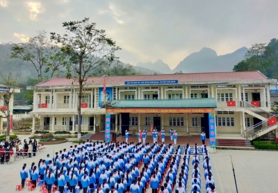 Đội viên, thiếu nhi trên địa bàn tỉnh Cao Bằng sôi nổi các hoạt động hướng đến Đại hội Đảng.