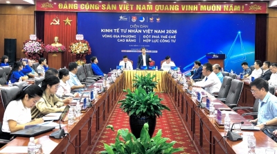 Diễn đàn Kinh tế tư nhân Việt Nam 2026 - Vòng địa phương tỉnh Cao Bằng với chủ đề “Đột phá thể chế, Hợp lực công tư”