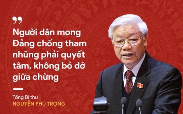 Đồng chí Tổng bí thư Nguyễn Phú Trọng phát biểu