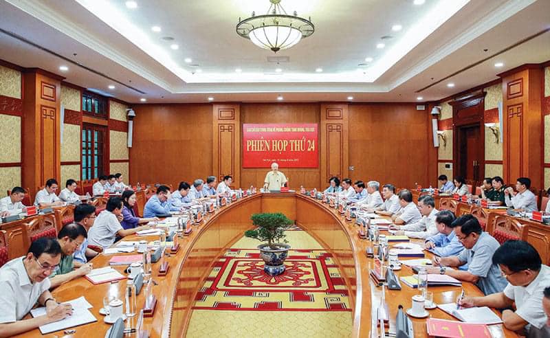 Tổng Bí thư Nguyễn Phú Trọng phát biểu chỉ đạo tại Phiên họp thứ 24, Ban Chỉ đạo Trung ương về phòng, chống tham nhũng, tiêu cực.