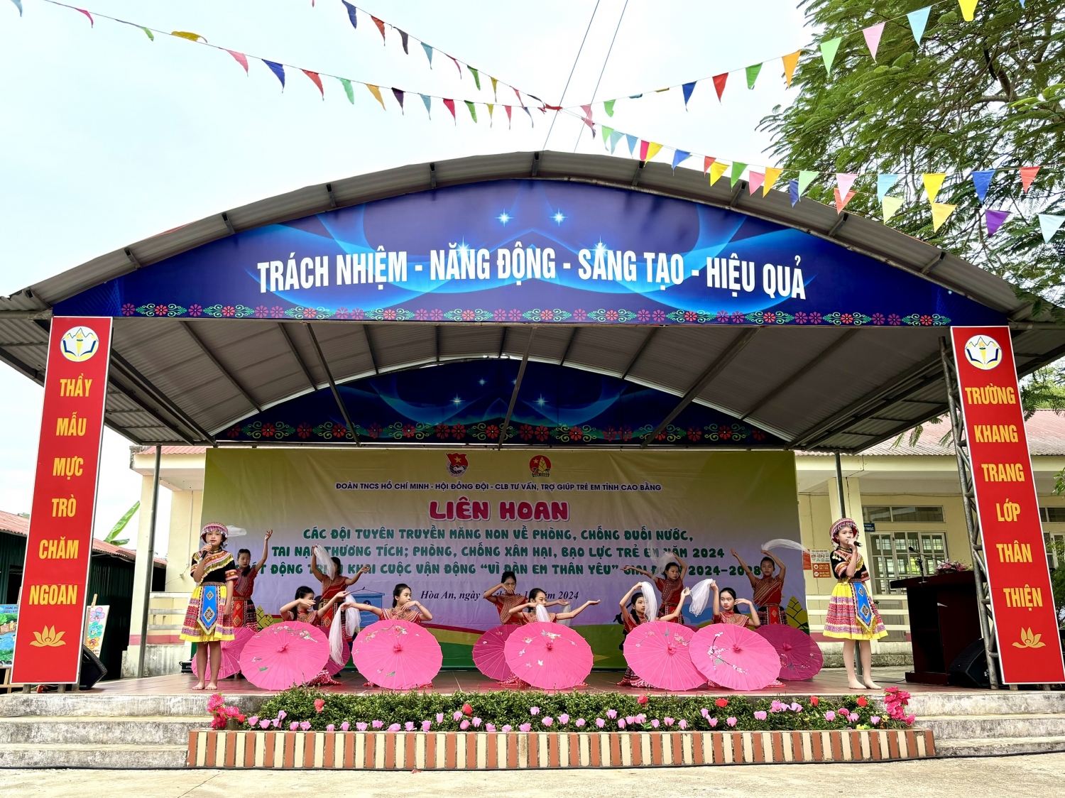 Liên hoan các đội tuyên truyền măng non về phòng, chống đuối nước, tai nạn thương tích; phòng, chống xâm hại, bạo lực trẻ em năm 2024  và phát động triển khai Cuộc vận động “Vì đàn em thân yêu” giai đoạn 2024 - 2028