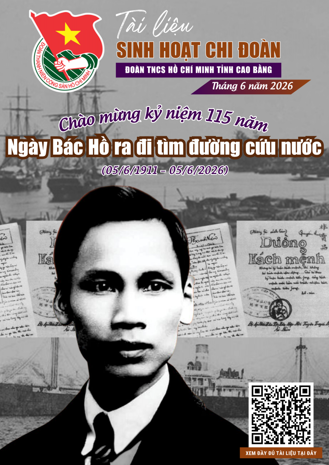 Tài liệu sinh hoạt Chi đoàn tháng 6.