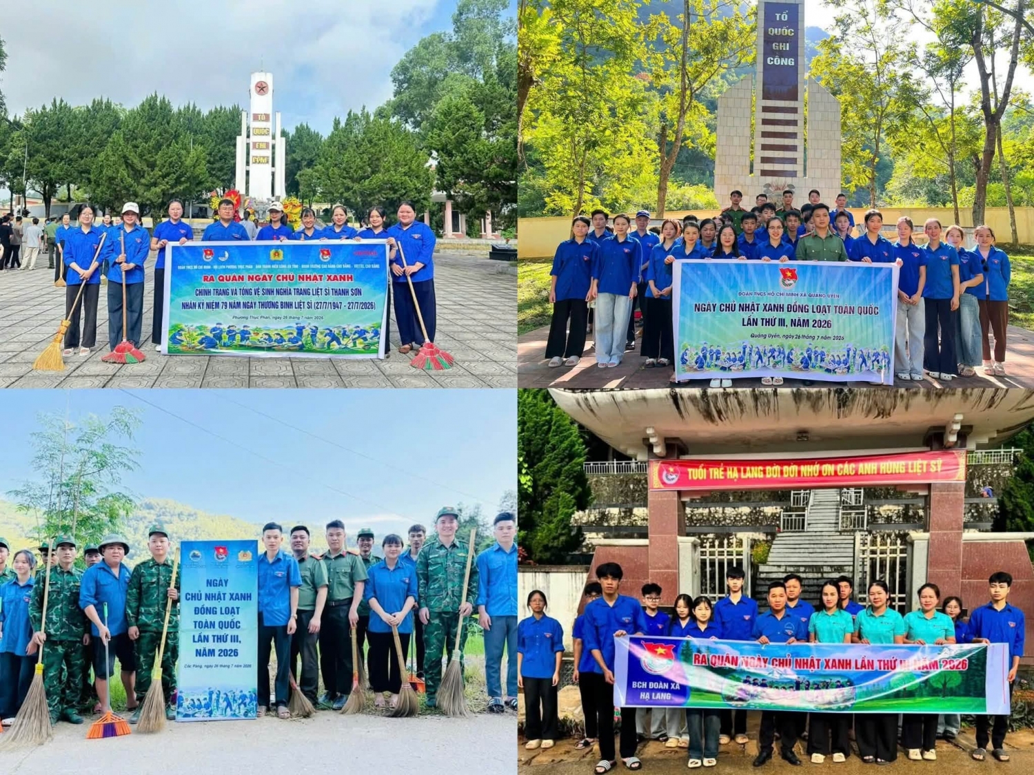 Tuổi trẻ Cao Bằng đồng loạt ra quân hưởng ứng Ngày Chủ nhật xanh đồng loạt toàn quốc lần thứ III năm 2026.